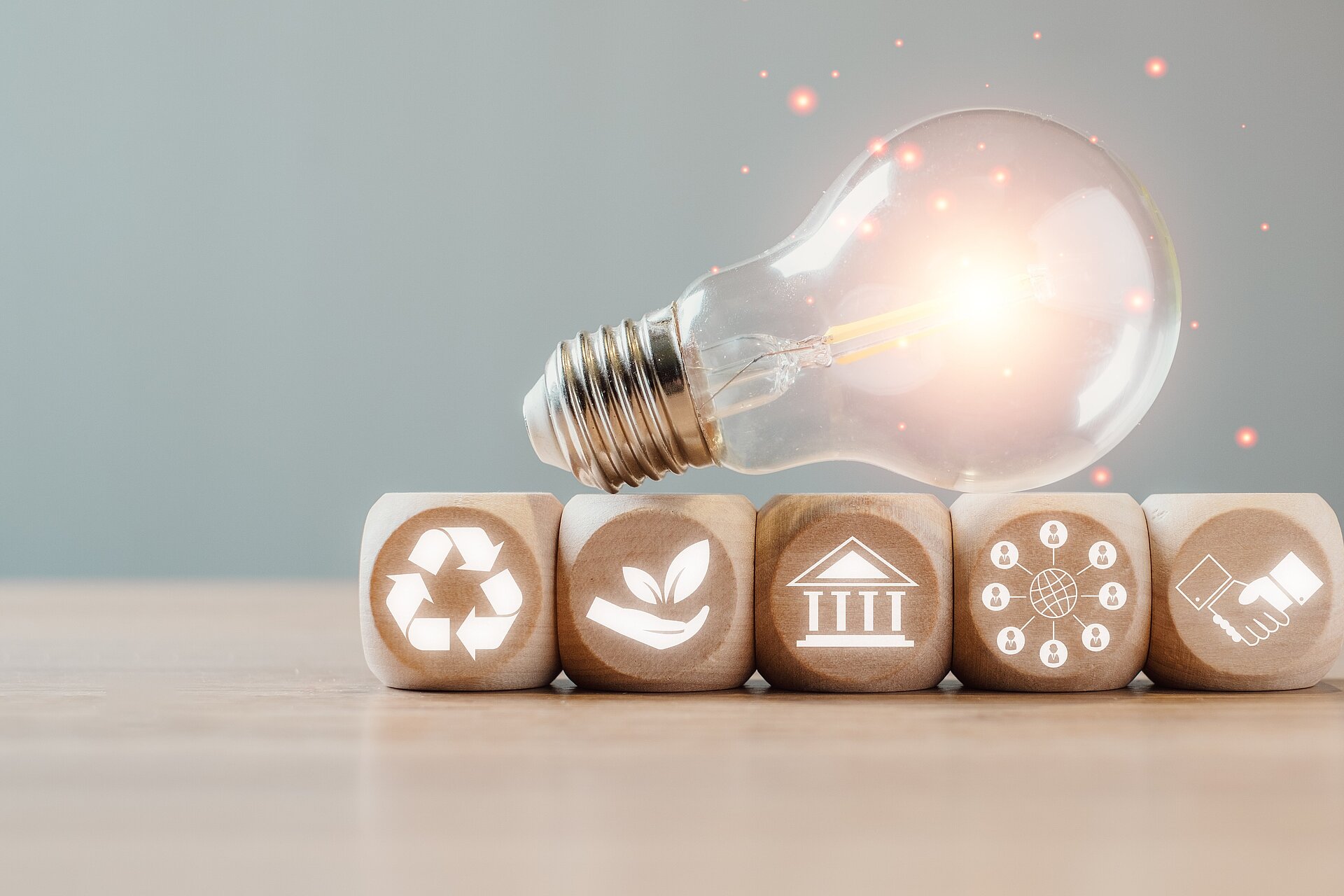 Esg,,Environment,Social,Governance,Investment,Business,Concept,,Wooden,Block,And
